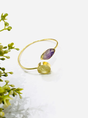 Yellow Purple Bracelet